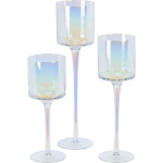 K&uuml;&uuml;nlahoidja Home Styling Collection, klaas, &Oslash; 9 cm, 35 cm, l&auml;bipaistev v./mitmev&auml;rviline, 3 tk
