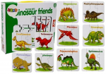 Pusle, dinosaurus Friends, EN, mitmev&auml;rviline, 10 tk