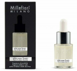 Aroomi&otilde;li Millefiori Milano Water-Soluble White Paper Flowers, 15 ml