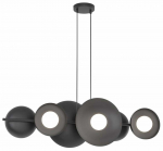 Valgusti rippuv Emibig Volum 1482/6, G9, 6 x 8 W, must v.