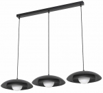 Valgusti rippuv Emibig Skin 3, G9, 3 x 8 W, must v.