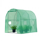 Akendega kaarjas kasvuhoone, pol&uuml;et&uuml;leen, 2 x 2 m