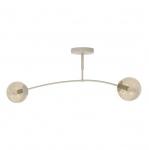 Valgusti lagi Emibig Pregos, E14, 2 x 10 W, merevaigu-kollane v.