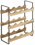 Pudeliriiul Metaltex York, 15 cm x 39 cm x 36 cm, puit/metall, pruun v./must v.