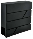 Postkast Malatec S6238, antratsiit v., 10 cm x 37 cm x 36.7 cm