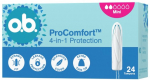 H&uuml;gieenilised tampoonid O.B. ProComfort 4in1, Mini, 24 tk