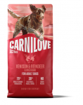 Kuiv koeratoit Carnilove Active Adult, hirveliha/metssealiha/metskitse liha, 12 kg