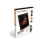 Loovkomplekt, pildid raamides KidyWolf KidyNeon Animals, mitmev&auml;rviline
