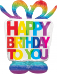Fooliumist &otilde;hupall t&auml;hestik Amscan AirLoonz Happy Birthday To You, mitmev&auml;rviline