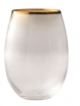 Klaaside komplekt Hermia Astoria, klaas, 0.57 l, 4 tk, kuld v.