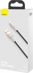 Juhe Baseus Cafule Series CALJK-A01, Lightning/USB Type A, 100 cm, h&otilde;be v./must v.