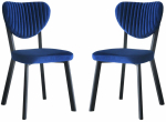 Toolide komplekt Kalune Design Beta 837 974NMB1809, matt, sinine v./must v., 57 cm x 46 cm x 86 cm, 2 tk