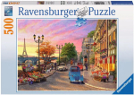 Pusle Ravensburger Davison Paris At night, 49 cm x 36 cm, 500 tk, mitmev&auml;rviline