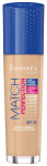 Vedel jumestuskreem Rimmel London Match Perfection SPF20, SPF 20, 201 classic beige, 30 ml