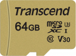 M&auml;lukaart Transcend TS64GUSD500S, 64 GB