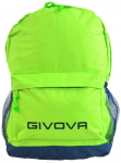 Kooli seljakott Givova, roheline, 17 cm x 32 cm x 40 cm