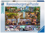 Pusle Ravensburger Animals world 16652, 98 cm x 75 cm, 2000 tk, mitmev&auml;rviline