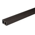 P&otilde;iktala Bergdeck BDL000, puit- ja plastkomposiit (wpc), 240 cm x 5 cm x 3 cm, must