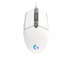 Juhtmega m&auml;nguhiir Logitech G102 Lightsync 910-005824, valge v.