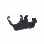 Vihmaveerenni nurk Scala, pol&uuml;vin&uuml;&uuml;lkloriid (pvc), must