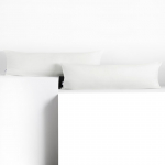 Padjap&uuml;&uuml;r Restilo Amber, valge, 145 cm x 20 cm, 2 tk