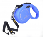 Automaatne jalutusrihm Flexi New Classic, sinine/must, 3 m