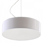 Valgusti rippuv Sollux Arena 35, E27, 2 x 60 W, valge v.