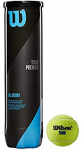 Tennisepallide komplekt Wilson Tour Premier 8778688, kollane, 4 tk