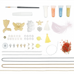 Ehete valmistamise komplekt Buki France Sparkling Jewellery, kuldne/valge/kollane