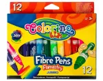 Vildikad Colorino Fibre Pens, &uuml;hepoolsed, 12 tk
