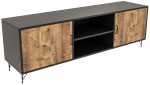 TV-laud Kalune Design Venus, pruun v./tumehall v., 160 cm x 40 cm x 56 cm