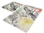Vannitoamattide komplekt Foutastic Parrot 359CHL2388, mitmev&auml;rviline, 100 cm x 60 cm