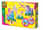 Loovkomplekt SES Creative Casting & Painting 3D Horses, mitmev&auml;rviline