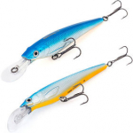 Vobler Akara Buddy 85F A12, 8.5 cm, 9 g, sinine/oranž