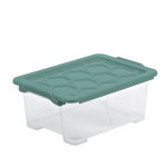 Kaanega hoiukarp, toidule/esemete hoidmiseks/m&auml;nguasjade jaoks Rotho, 11 l, l&auml;bipaistev v., 38.7 x 27.9 x 15.8 cm