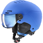 Suusakiivri ja prillide komplekt Uvex Rocket JR Visor, sinine v., 51-55 cm