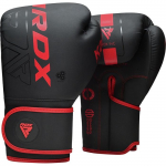 Poksikindad RDX F6 Matte BGR-F6MR-8OZ, must/punane, 8 oz
