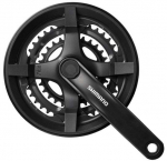 Eesmine hammasrattaplokk Shimano Tourney FC-TY301 AFCTY301C888CL, metall, must v.