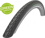 Jalgratta rehv Schwalbe Road Cruiser HS 484 WH-M985 11101305, kumm, must v., 28", 1.4"