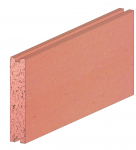 Isolatsiooniplaat, kaminate ja ahjude jaoks, 75 cm, savi/kivi, pruun v.