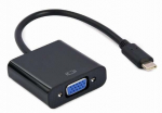 Adapter Gembird A-CM-VGAF-01 USB Type-C, D-sub 15pin Female, 0.15 m, must v.