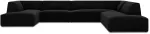 Nurgadiivan Micadoni Home Ruby Panoramic 7 Seats, must v., parem, 366 x 273 cm x 69 cm