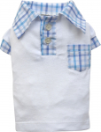 T-s&auml;rk koerale DoggyDolly Polo DD-T501-S, sinine v./valge v., S