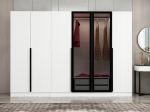 Riidekapp Kalune Design Kale Plus 7812, valge v., 270 cm x 52 cm x 210 cm