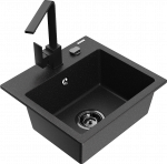 K&ouml;&ouml;givalamu Mexen Milo 6505-73-670300-70-B, graniit, 43.5 cm x 41 cm x 17.1 cm, h&otilde;be/must