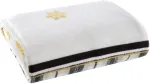 Pleed Christmas K156-01, kuldne v./valge v./must v., 150 cm x 200 cm