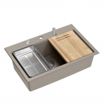 K&ouml;&ouml;givalamu Quadron Marc Workstation 110 FM, graniit, 76 cm x 50 cm x 23.5 cm, beež v.