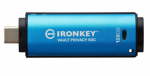 USB m&auml;lupulk Kingston IronKey Vault Privacy 50, sinine v., 128 GB