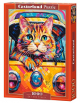 Pusle Castorland Cat Bus Travel 105229, 68 cm x 47 cm, 1000 tk, mitmev&auml;rviline