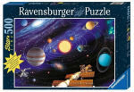 Pusle Ravensburger The Solar System 14926, 36 cm x 49 cm, 500 tk, mitmev&auml;rviline